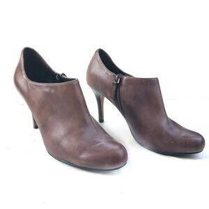 Cole Haan Brown Leather Stiletto Bootie 8.5